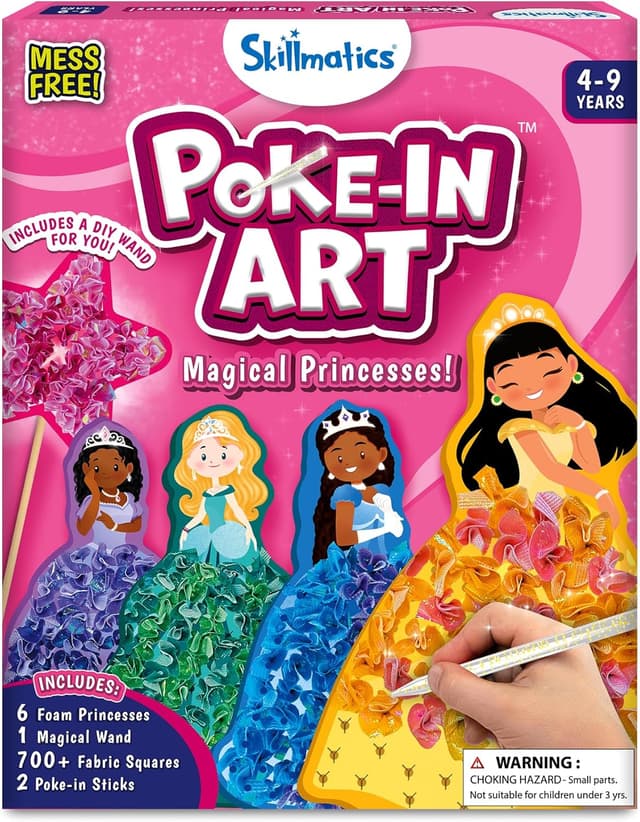 Imagen de Skillmatics Poke-in Art Magical Princesses 700+ 🎨 en OfertitasTOP