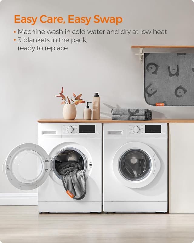 Detalle de Feandrea 3 Pack Dog Blankets 203 x 152 cm