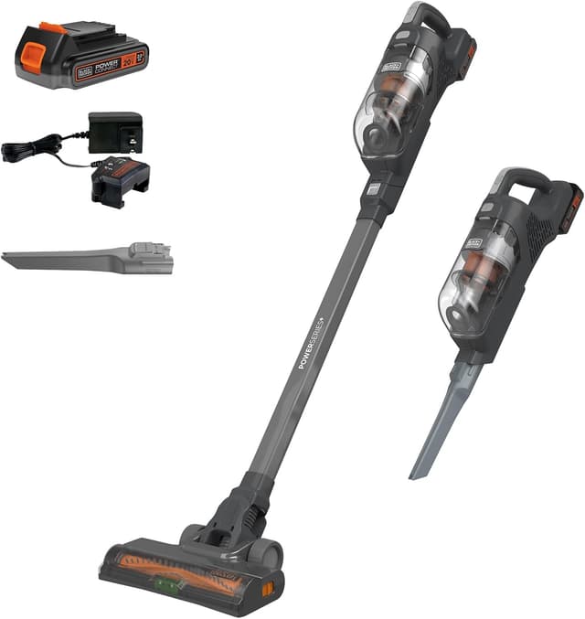 Detalle de BLACK+DECKER POWERseries 20V MAX Cordless Stick Vacuum Cleaner (BHFEA18D1)