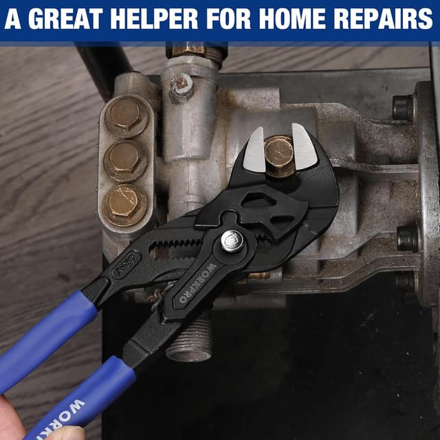 Thumbnail 6 de WORKPRO 250 mm Adjustable Pliers Wrench