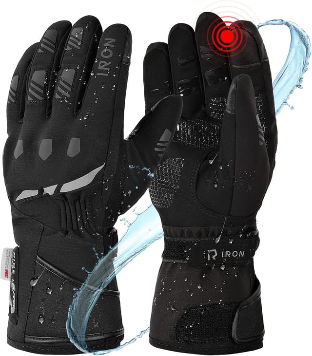 Imagen de RIDEIRON Guantes Moto Invierno 3M Thinsulate en OfertitasTOP