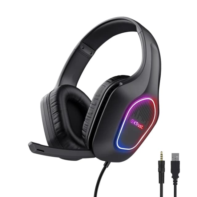 Thumbnail 6 de Trust GXT 419 Rayne LED Gaming-Headset mit mehrfarbiger LED-Beleuchtung