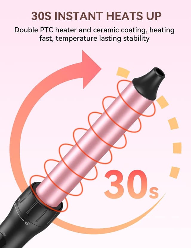 Thumbnail 5 de LANDOT Curling Wand 25mm Clip-Free 210°C