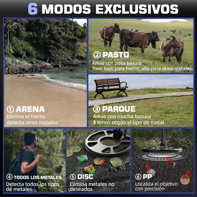 Thumbnail 3 de DR.ÖTEK Detector de Metales Profesional