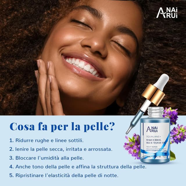 Detalle de Olio al Bakuchiol 30 ml ANAiRUi