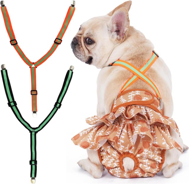 Detalle de Hisprout Hundewindel Hosenträger 2-teilig für M