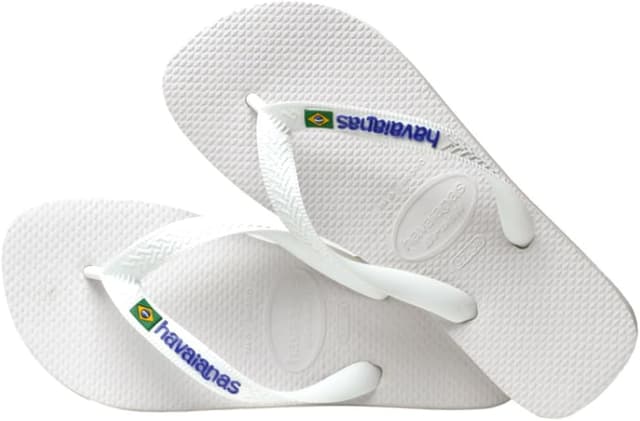 Detalle de Havaianas Brasil Logo : tongs unisex confortables et semelle antidérapante