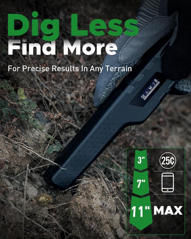 Detalle 2 de hazlewolke HS-1 Pinpointer 20 ft Waterproof