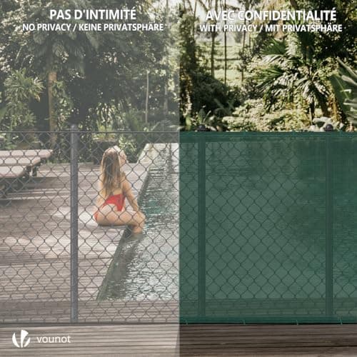 Thumbnail 5 de VOUNOT® Malla Sombreo y Ocultación 1×20m para jardín