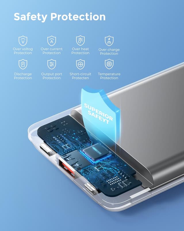 Thumbnail 6 de VEEKTOMX Power Bank 10000 mAh 22,5 W