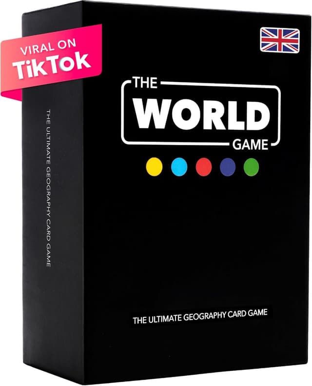 Thumbnail 6 de The World Game Gioco di carte Geografia in italiano, per famiglie e bambini (2–5 giocatori)
