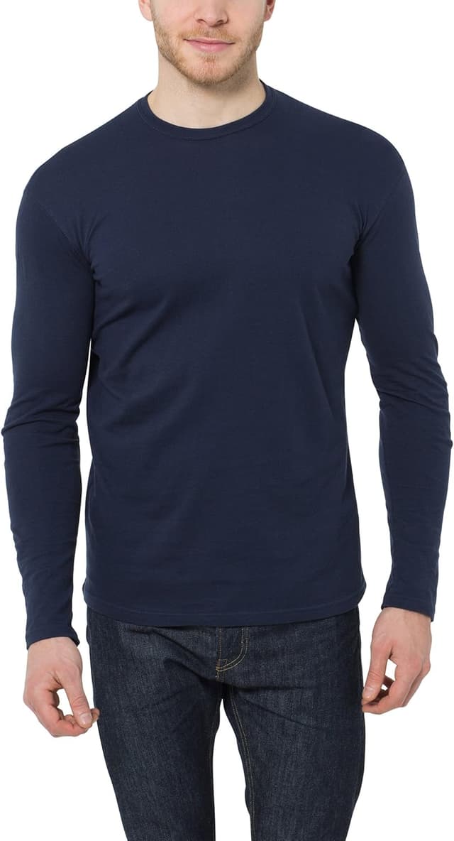 Thumbnail 5 de Lower East Basic Rundhals Langarmshirt 3er Pack