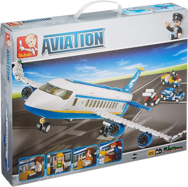 Imagen de Sluban Aviation M38-B0366 Avion de Ligne en OfertitasTOP