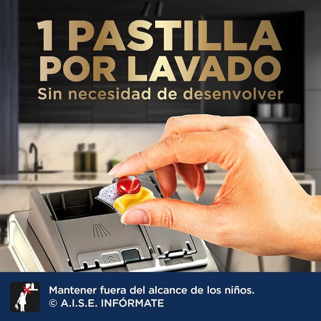 Thumbnail 4 de Finish Powerball Ultimate Pastillas Lavavajillas Limón 🍋 44 Unidades