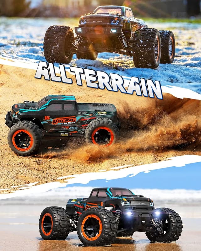 Detalle de HAIBOXING Ferngesteuertes Auto 4WD 1:16 36 km/h Geländewagen