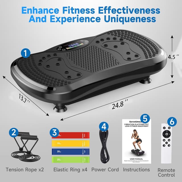 Thumbnail 4 de Vibration Plate 400 lb for Home 🏋