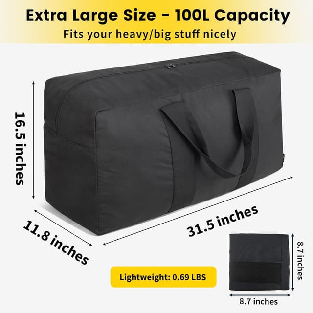 Detalle 2 de Vorspack 100L Duffle Bag for Travel & Camping