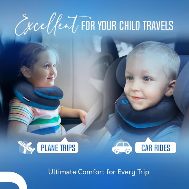Thumbnail 3 de BCOZZY Kids Chin Supporting Travel Pillow 3–7