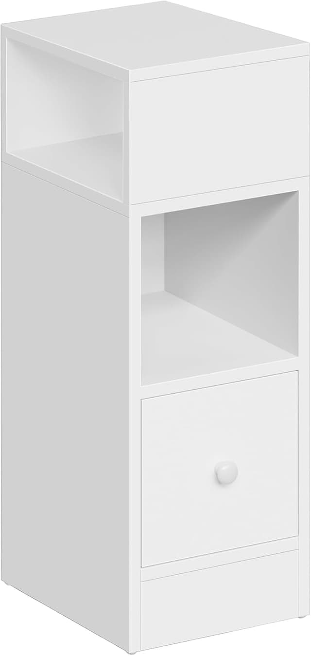 Thumbnail 8 de EUGAD 0179ZZ Mesita de Noche Blanca 2 compartimentos, 1 cajón