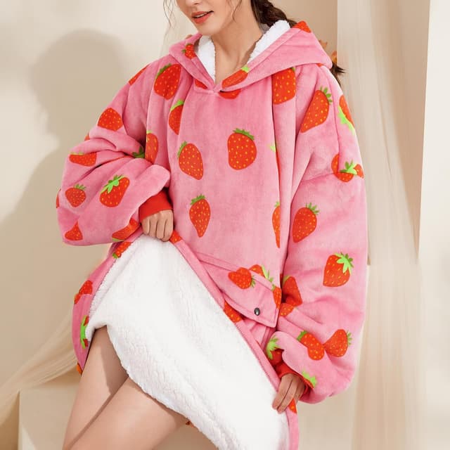 Thumbnail 5 de Narecte Cozy Oversized Blanket Hoodie wearable blanket