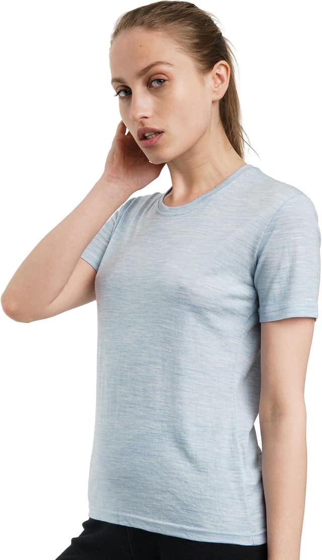 Detalle de Merino.tech Merino Shirt Damen 18,5 Mikron