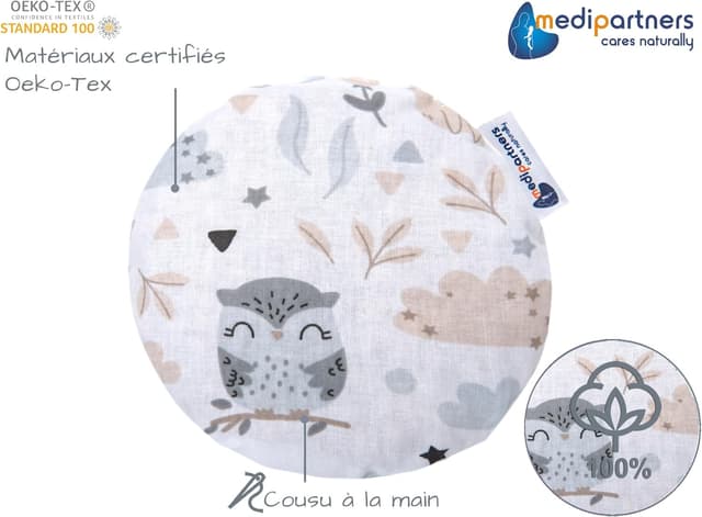 Detalle 2 de Medi Partners Bouillotte noyau de cerise 15 cm