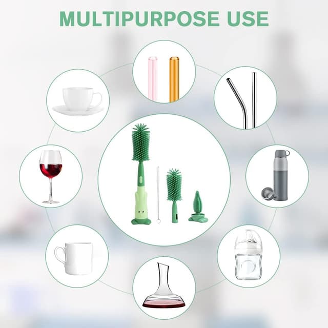 Thumbnail 5 de Vicloon Baby Bottle Brush 3‑in‑1