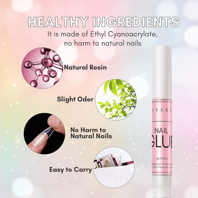 Thumbnail 4 de Makartt Strong Nail Glue 40pcs for false nails 💅