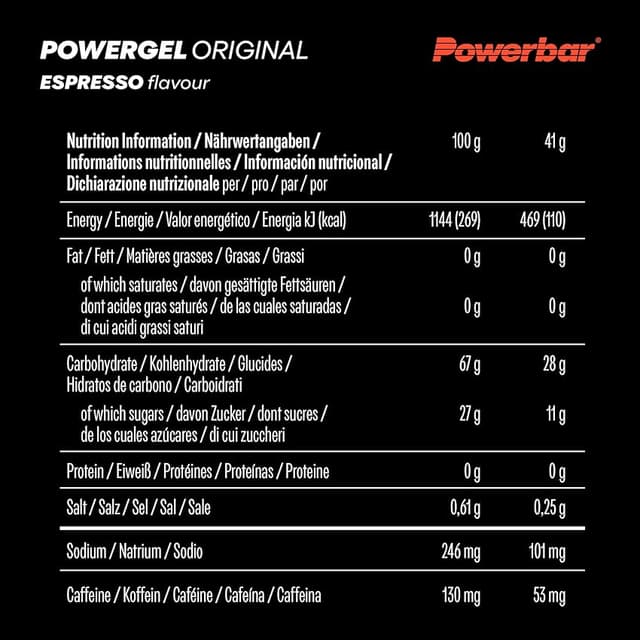 Thumbnail 5 de Powerbar PowerGel Original Espresso 24x41g ☕️ Energía con Cafeína