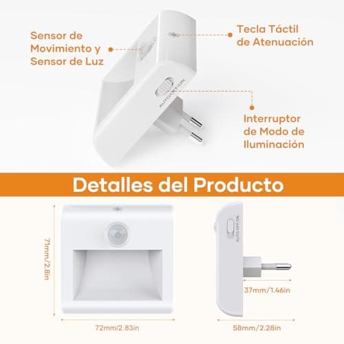 Thumbnail 6 de Suright Luz Nocturna Infantil 2 Piezas