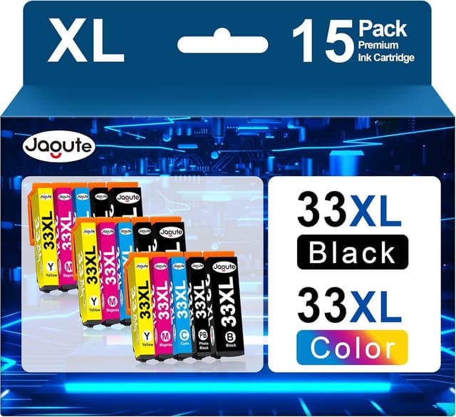 Detalle de Jagute 33XL Ink 15 cartucce per Epson