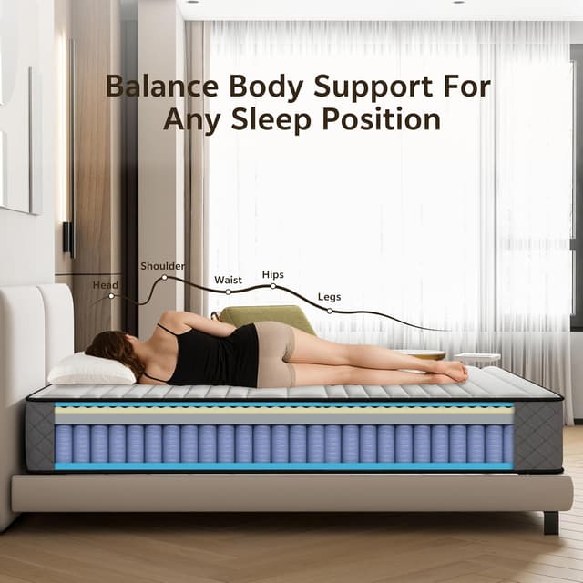 Detalle 2 de Matoresu Materasso 80x190 a molle 25 cm