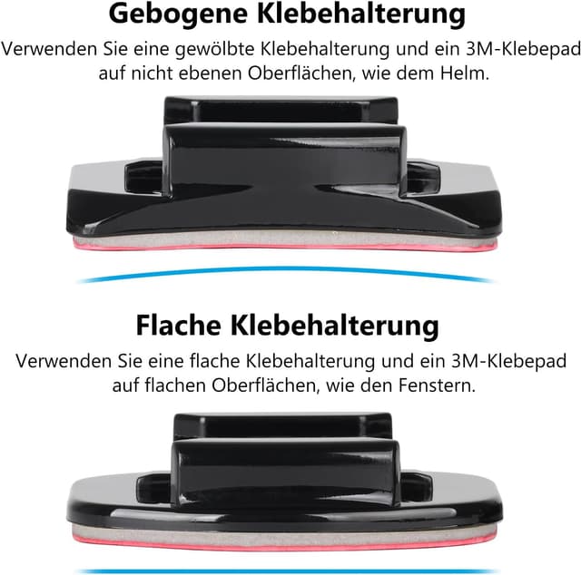 Detalle 2 de HSU Halterungsset 12-teilig für Action-Kameras