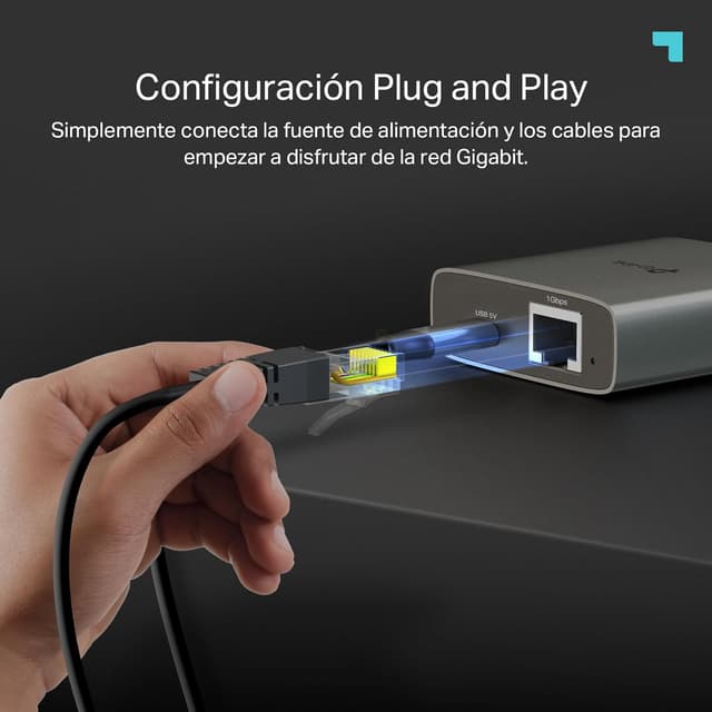 Thumbnail 5 de TP-Link EH210 Adaptador Ethernet 1 a 2 puertos 1000 Mbps 📡