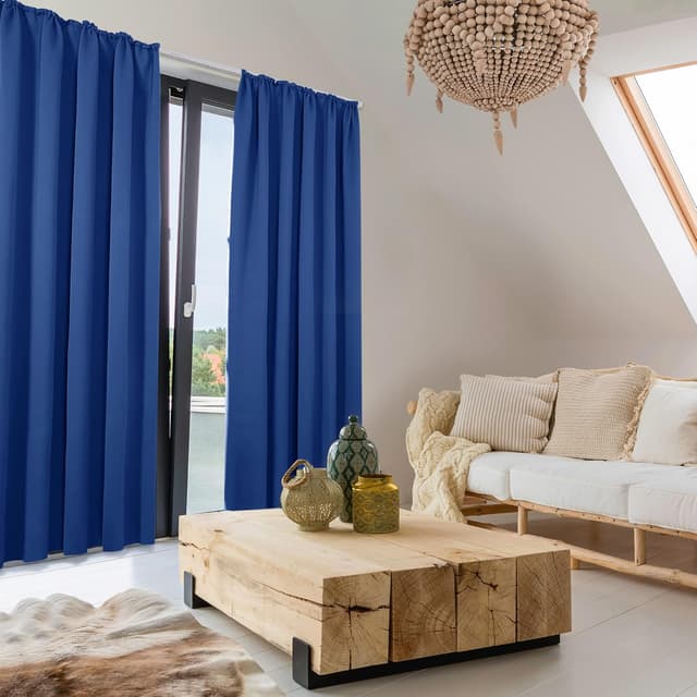 Thumbnail 4 de Deconovo Tende Oscuranti Termiche 140x210 Blu Reale