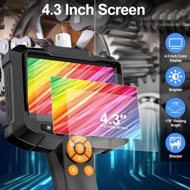 Thumbnail 1 de GlobalCrown Endoskopkamera 4,3" IPS