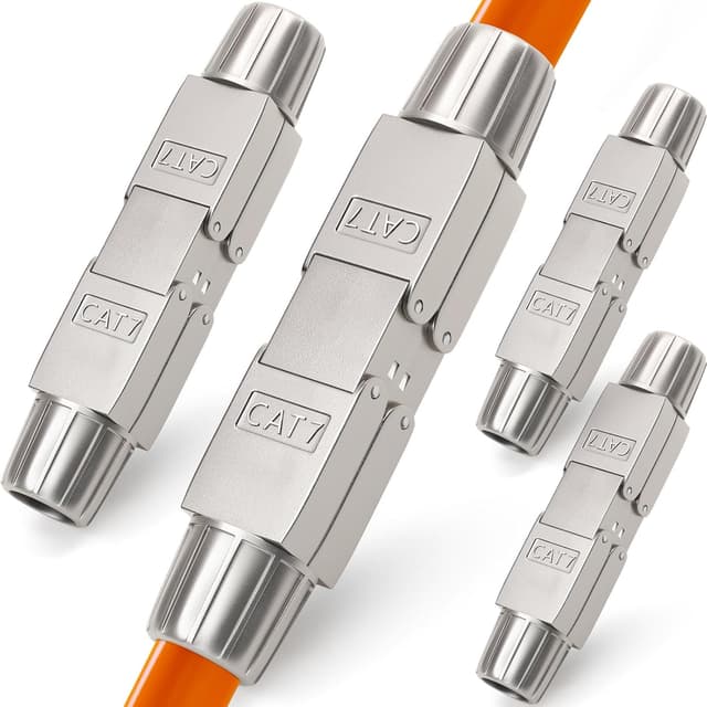 Detalle de HB-DIGITAL Cat.7 LSA Netzwerkkabelverbinder 4x