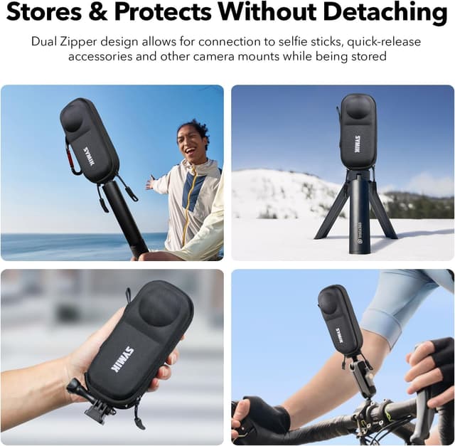 Detalle 1 de Insta360 X5 capsule case with 900D nylon