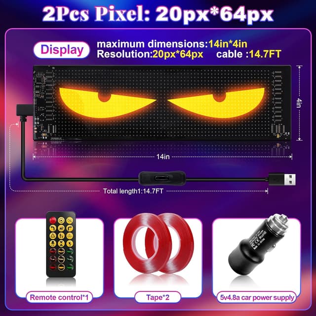 Thumbnail 3 de Sachie Devil's Eye 2-Pack 5800 Lux LED Matrix Panel