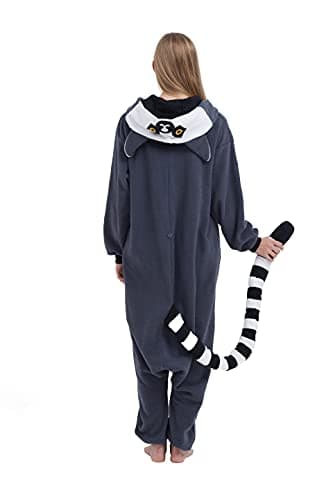 Thumbnail 7 de SimZoo Pijama mono lemur unisex 100% forro polar 🐵