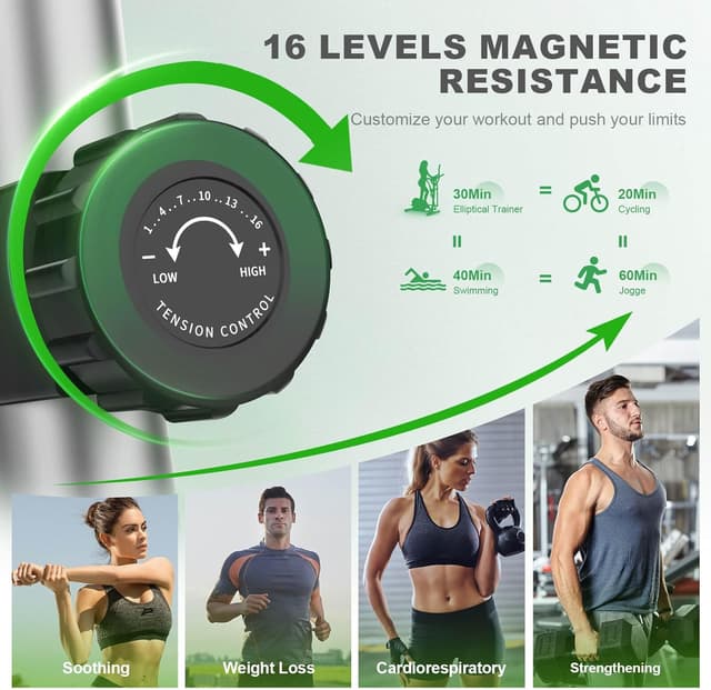 Thumbnail 3 de Neezee Ellittica 130 kg 16 livelli di resistenza 📉