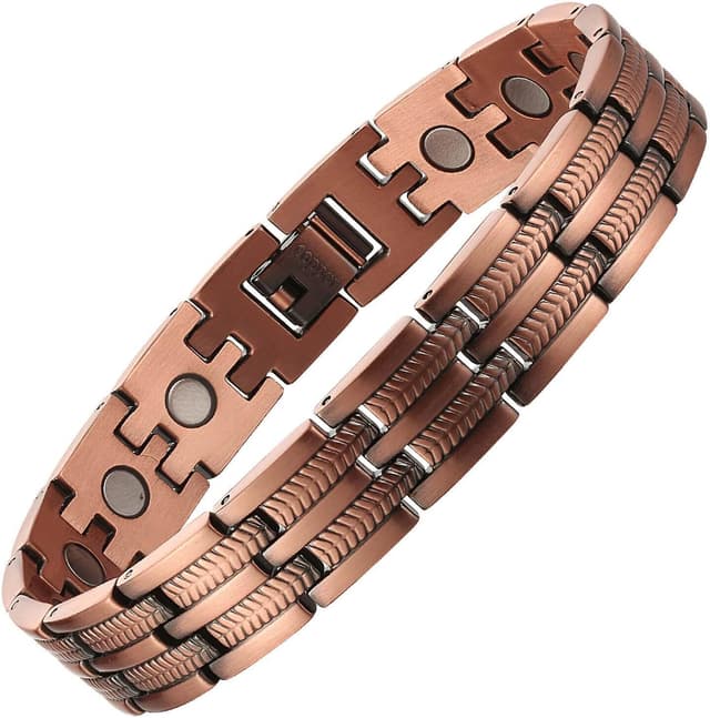 Detalle de BioMag Magnetic Copper Bracelet 8.6in