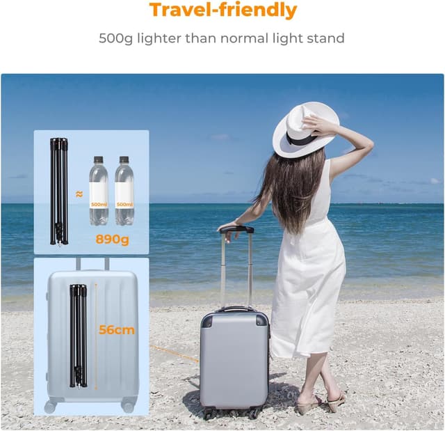 Thumbnail 6 de K&F CONCEPT Aluminum Heavy Duty Stand 2.3m