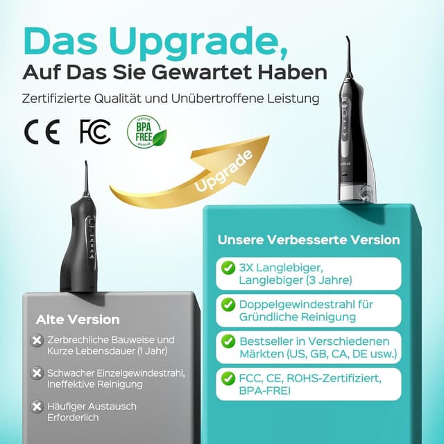 Detalle 2 de COSLUS Munddusche C20 F5020E 300ml