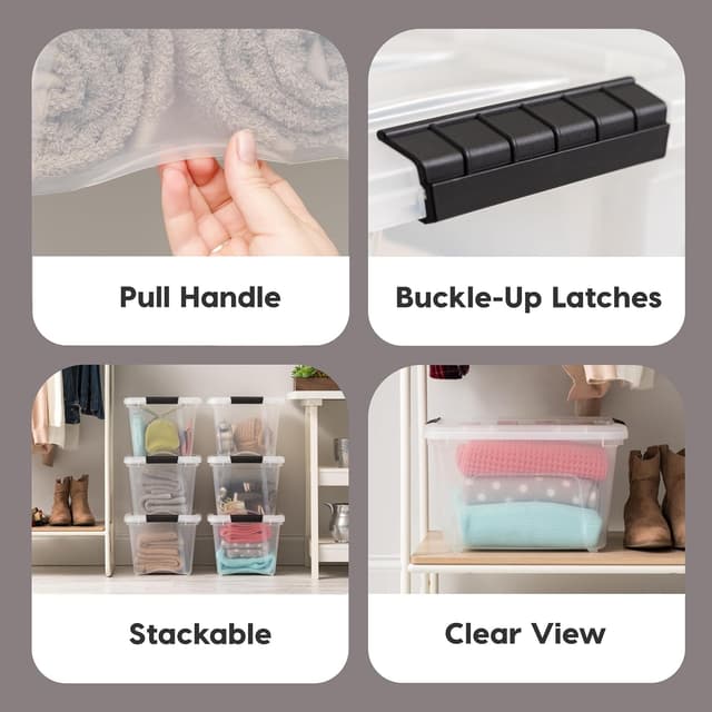 Detalle 1 de IRIS USA 19 QT storage box