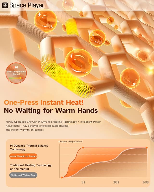 Thumbnail 2 de SP SpacePlayer 9000mAh Hand Warmer & Power Bank