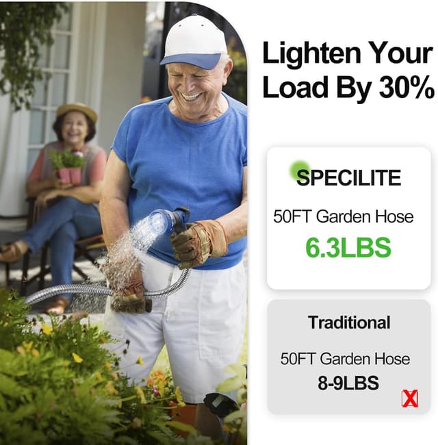 Thumbnail 2 de SPECILITE 50ft Stainless Steel Garden Hose