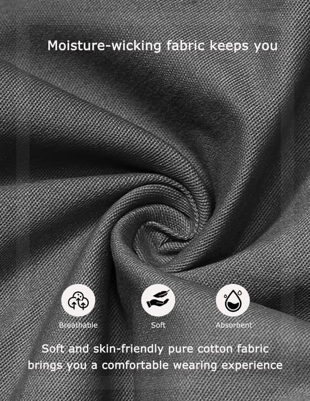 Thumbnail 6 de Pantalon cargo homme KUNJLELP en coton 100 % : slim casual, poches multiples et cordon de serrage