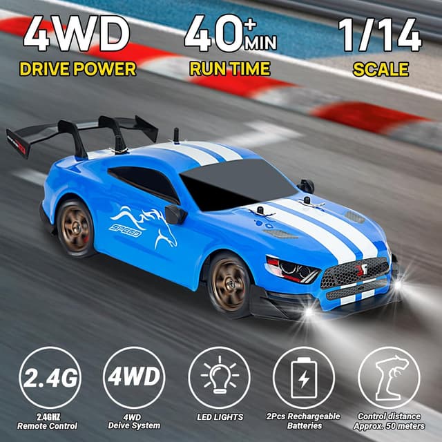 Detalle de BORSTOYPRO 1:14 drift RC telecomandata 4WD