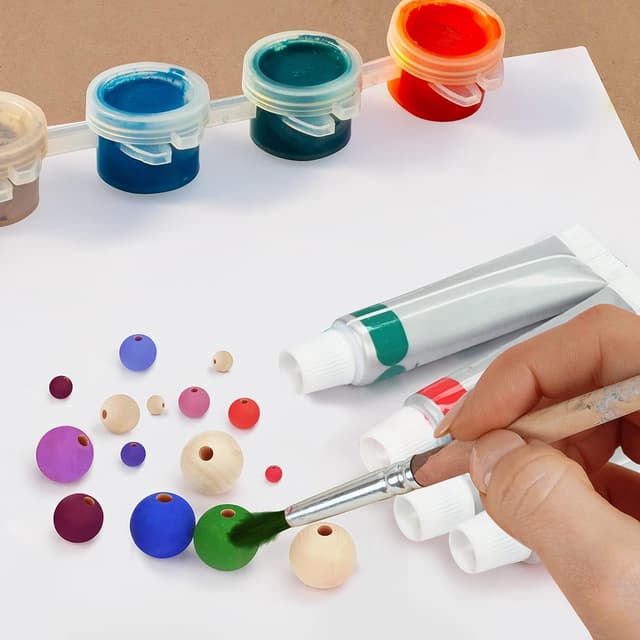 Thumbnail 3 de BELLE VOUS Natural Wooden Craft Balls 1000 Pack 🎨